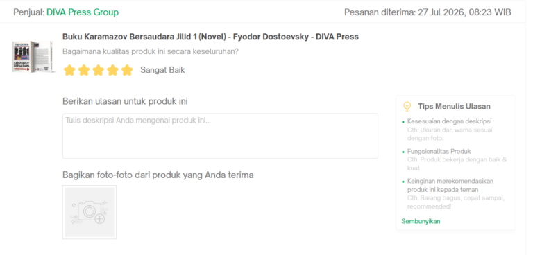 Perihal Testimoni dan Rating di Lokapasar